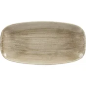Churchill plitev krožnik Patina Antique Taupe 35,5x18,9 cm (6 kos)