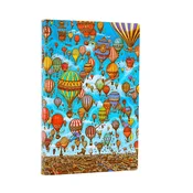 Paperblanks Balloon Festival, mini, črtni, mehke platnice