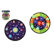 Rappa Velcro tarča obojestranska 27cm + žogice