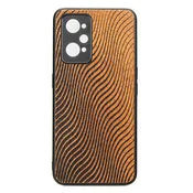 shumee Realme GT 2/GT Neo 2/GT Neo 3T leseno ohišje, valovi merbau