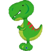 shumee Folija balon - Zelen dinozaver tiranozaver, 97 cm Grabo