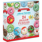 EuroGraphics Puzzle adventni koledar: Božični krofi 24x50 kosov