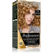 L’Oréal Paris Préférence barva za lase odtenek 7.03 Gold Blonde 1 kos
