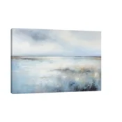 Canvas Slika na platnu Fleur bleue, Bez rama, 45x30 cm