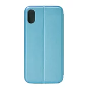 Maska na preklop Teracell Flip Premium za iPhone X plavi.