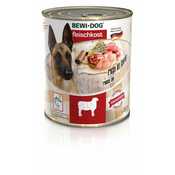 Bewi-Dog pusto meso v konzervi, z visoko vsebnostjo jagnjetine 6x400 g