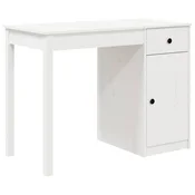 Vidaxl Pisalna miza 100x50x75 cm trdna borovina