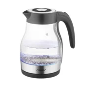MAESTRO MR-061-BLACK steklen električni grelnik vode črne barve 1,7 l 2200 W