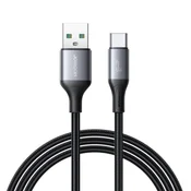 Joyroom S-A28 USB-A - USB-C 3A kabel 1m (črn)