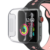 TPU gel ovitek/etui/ovitek za Apple Watch Series 4 40 mm-prozoren