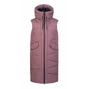 Womens quilted vest Hannah ELA rose taupe