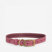 Kožna ogrlica za pse Barbour Leather Dog Collar — Classic Pink - S