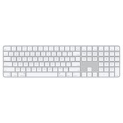 Apple Magic keyboard USB + Bluetooth US English Aluminium, White