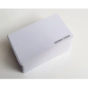 Mave 50 kos belih RFID kartic s 125 kHz čipom TK4100 in natisnjeno kodo čipa