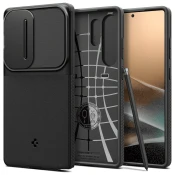 Spigen Optik Armor silikonski ovitek za Samsung Galaxy S25 Ultra 5G - črn