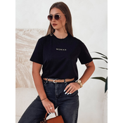 T-shirt damski WOMAN czarny Dstreet