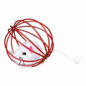 Igracke Trixie Mouse in a Wire Ball Pisana Poliester