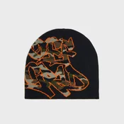 Cropp - Kapa beanie s printom - CRNO