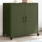 Komoda maslinastozeleni 68x39x72 cm celicna