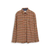TOM TAILOR Srajca karamel/petrol/bela