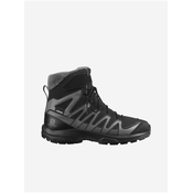 Black Boys Winter Ankle Boots Salomon XA PRO V8 - Boys