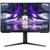 SAMSUNG Gaming monitor 24 Odyssey G3 S24AG304NR VA/1920x1080/144Hz/1ms/HDMI/DP crni