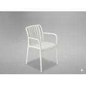 Garden Line VRTNA KURBICA 45,5 x 57 x 45/81 CM BELE BARVE *8656