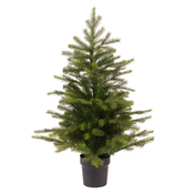 Umetna jelka zelena Grandis 90 cm - višina 90 cm - PE/pvc iglice - Zelene jelke