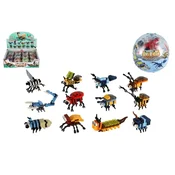 Teddies Gradbeni set hrošč iz plastike 6cm mešanica vrst v kroglici