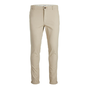 JACK & JONES Muške pantalone 12206198, Bež