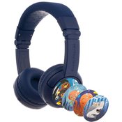 Otroške brezžične naglavne slušalke BUDDYPHONES PLAY+ Deep Blue