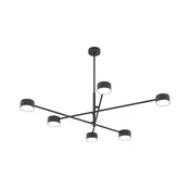 Luster na štapu NATSU, 6xGX53/12W/230V, crne boje