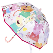 Kišobran decji rucni (kupola) 45cm Peppa Pig providni Cerda 2400000719