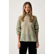 BOSS Pulover Fewena 50564438 Svetlo zelena Relaxed Fit