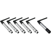 Brezžični DMX set QuickDMX 1x oddajnik + 6x sprejemnik