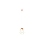 Eglo 54679 - LED viseča svetilka na vrvici NATUR 1xE27/4W/230V bakrena