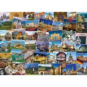 Eurographics - Puzzle Globetrotter, Germany - 1 000 kosov