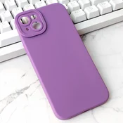 Torbica Silikon Pro Camera za iPhone 15 Plus 6.7 ljubicasta