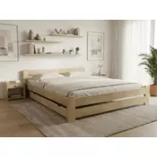 Ljubki dom Postelja Laura 120 x 200 cm bor Posteljno dno: Brez posteljnega dna, Vzmetnica: Vzmetnica Somnia 17 cm