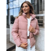 Ženska prešita jakna LAROSE roza Dstreet