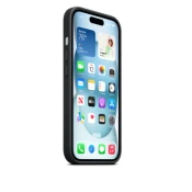 Maskica za mobitel APPLE za iPhone 15, FineWoven Magsafe - Crna