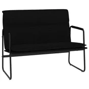 Vidaxl Klop črna 100x64x80 cm blago