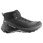 Moška obutev za uporabo na prostem Salomon Genesis Mid GTX Black/Asphalt/Alloy UK 9