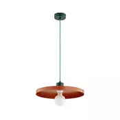 Luster ETERI na kabelu 1xE27/15W/230V bakrena/zelena