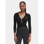 Elisabetta Franchi Bluza MK-17B-66E2-V300 Črna Slim Fit