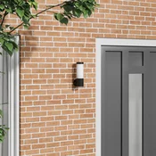 Vanjska zidna lampa Crna 12 x 8,5 x 27 cm