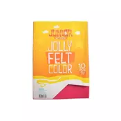 Jolly Color Felt, fini filc, roze, A4, 10K ( 135037 )
