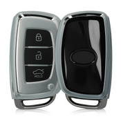 Etui za avtomobilske ključe za Hyundai Kia - srebrna