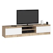 AKORD Akord Tv Omarica, Hrast Sonoma/Bela, (5000331834)