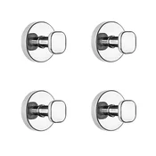 INF 4-delni set sesalnih kavljev iz nerjavečega jekla, brez vrtanja Silver, (5000298078)